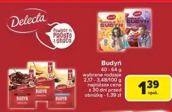 Carrefour Budyń duży czekoladowy Delecta oferta