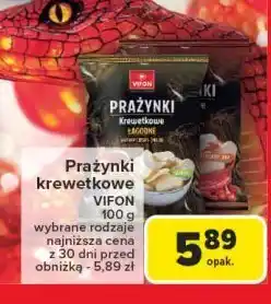 Carrefour Prażynki krewetkowe łagodne Vifon oferta