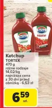 Carrefour Ketchup łagodny Tortex oferta