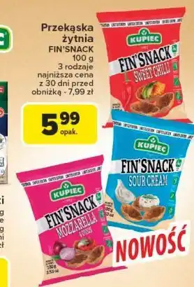 Carrefour Snacki sour cream Kupiec fin'snack oferta