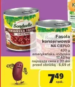 Carrefour Fasolka teksańska cayenne Bonduelle dania na ciepło oferta