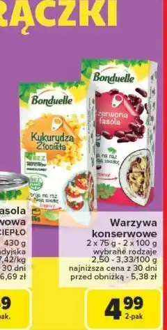 Carrefour Kukurydza złocista Bonduelle oferta