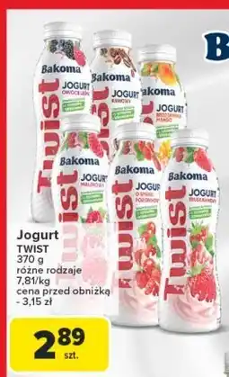 Carrefour Jogurt owoce leśne Bakoma twist oferta