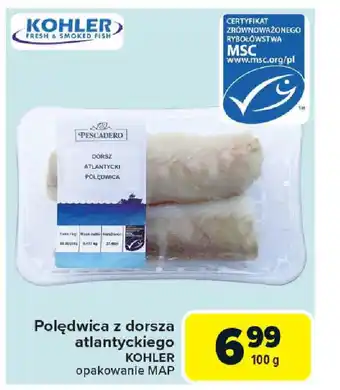 Carrefour Polędwica z dorsza atlantyckiego kohler oferta