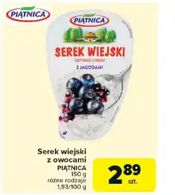 Carrefour Serek wiejski z owocami piątnica oferta