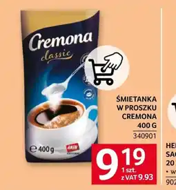 Selgros Śmietanka Cremona oferta