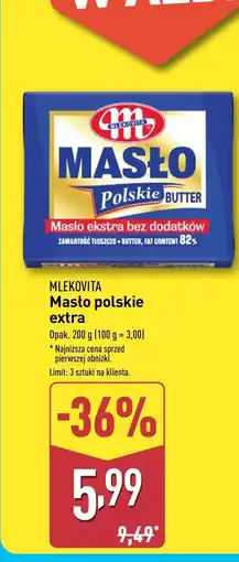 ALDI Masło Mlekovita oferta