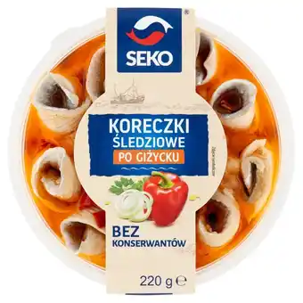 Delikatesy Centrum SEKO Koreczki śledziowe po giżycku 220 g oferta