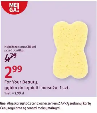 Rossmann Gąbka do masażu oferta