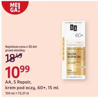 Rossmann Krem pod oczy AA oferta