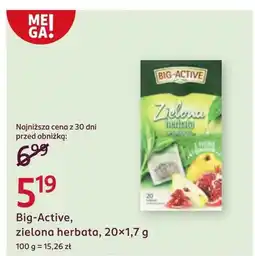 Rossmann Herbata zielona Big-Active oferta