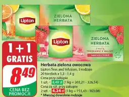 Dino Herbata Lipton Green Tea oferta