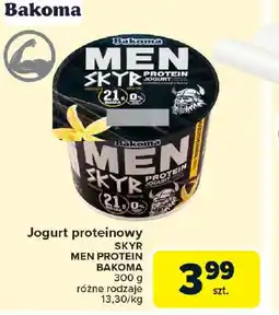 Carrefour Jogurt proteinowy skyr men protein bakoma oferta