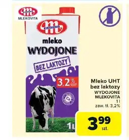 Carrefour Mleko uht bez laktozy wydojone mlekovita oferta