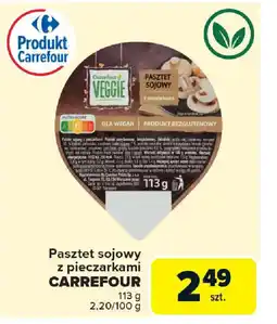 Carrefour Pasztet sojowy z pieczarkami carrefour oferta