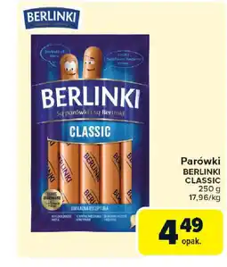 Carrefour Parówki berlinki classic oferta