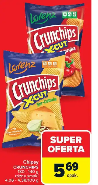 Carrefour Chipsy crunchips oferta