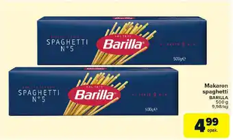 Carrefour Makaron spaghetti barilla oferta