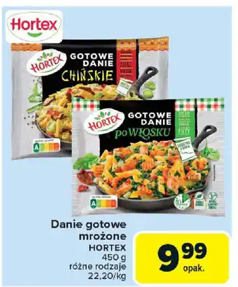 Carrefour Danie gotowe mrożone hortex oferta