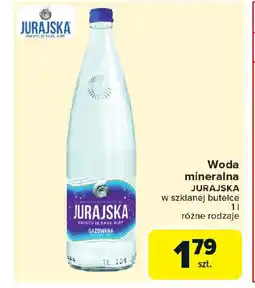 Carrefour Woda mineralna jurajska w szklanej butelce oferta