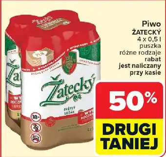 Carrefour Piwo žatecký oferta