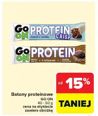 Carrefour Batony proteinowe go on oferta