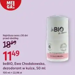 Rossmann Bebio, ewa chodakowska, dezodorant w kulce oferta