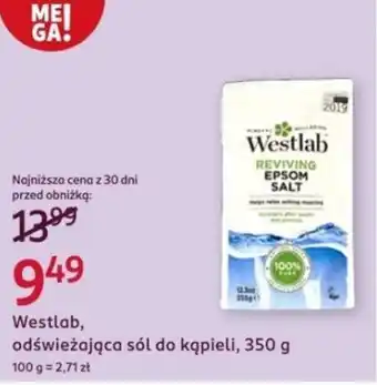 Rossmann Westlab odświeżająca sól do kąpieli oferta