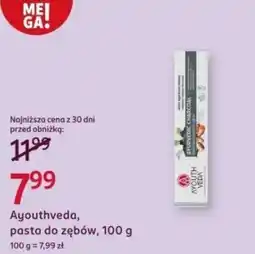 Rossmann Ayouthveda, pasta do zębów oferta