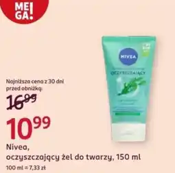 Rossmann Nivea, oczyszczający żel do twarzy oferta