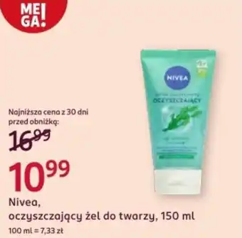 Rossmann Nivea, oczyszczający żel do twarzy oferta