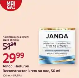 Rossmann Janda, Hialuron Reconstructor, krem na noc oferta