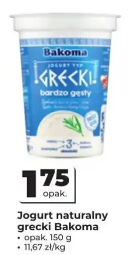 Odido Jogurt naturalny grecki Bakoma oferta