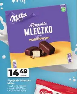 Odido Alpejskie Mleczko Milka oferta