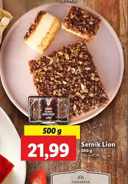 Lidl Sernik lion oferta