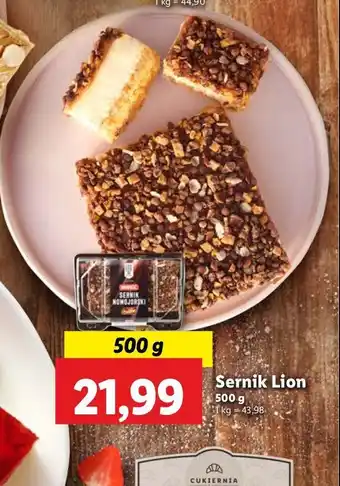 Lidl Sernik lion oferta