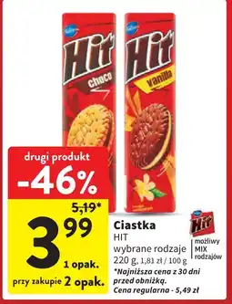 Intermarche Ciastka waniliowe Hit Hit bahlsen oferta