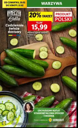 Lidl Ogórki zielone Ryneczek lidla oferta