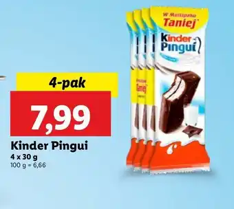 Lidl Baton mleczny Kinder pingui oferta