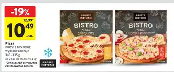 Intermarche Pizza z szynką i pieczarkami Iglotex proste historie bistro oferta