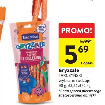 Intermarche Kabanosy z cielęciną Tarczyński gryzzale oferta