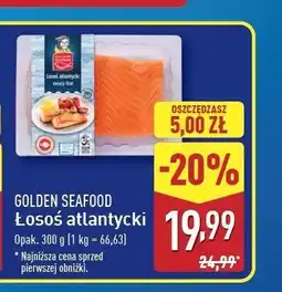 ALDI Łosoś atlantycki filet Golden seafood oferta