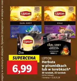 Lidl Herbata czarna z cynamonem z indonezji chai Lipton oferta