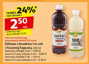 Auchan Zakwas z buraków Stefanek oferta