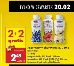 Biedronka Jogurt typu islandzkiego wanilia Piątnica skyr oferta