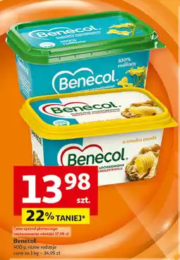 Auchan Margaryna 100% roślinna Benecol Benecol raisio oferta