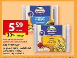 Auchan Ser topiony tost Hochland oferta