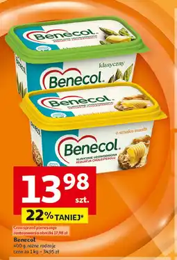 Auchan Margaryna Benecol o smaku masła Benecol raisio oferta