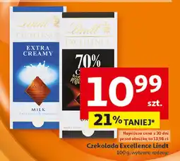 Auchan Czekolada extra creamy Lindt excellence oferta