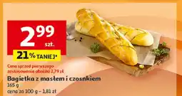 Auchan Bagietka z masłem czosnkowym oferta